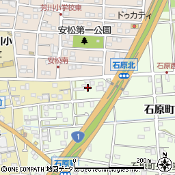 静岡県浜松市中央区石原町628周辺の地図