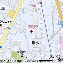 三重県津市垂水734-1周辺の地図