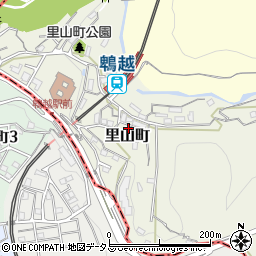 兵庫県神戸市兵庫区里山町647-1周辺の地図