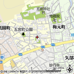 兵庫県神戸市兵庫区五宮町18-22周辺の地図
