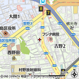 関西みらい銀行野田阪神支店周辺の地図