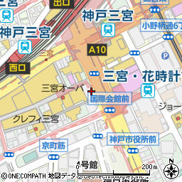 株式会社三晃空調　神戸支店周辺の地図