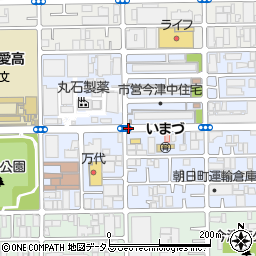 大阪府大阪市鶴見区今津中周辺の地図