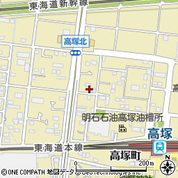 静岡県浜松市中央区高塚町1318周辺の地図