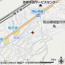 岡山県岡山市東区鉄295周辺の地図