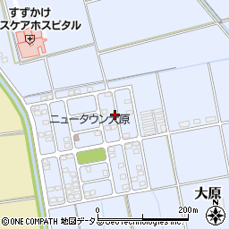 静岡県磐田市大原2088周辺の地図