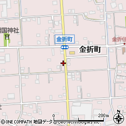 静岡県浜松市中央区金折町356周辺の地図
