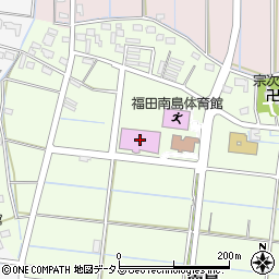 磐田市役所　福田屋内スポーツセンター周辺の地図
