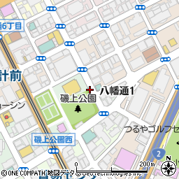 磯上公園前周辺の地図