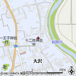 静岡県牧之原市大沢32-16周辺の地図