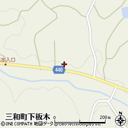 広島県三次市三和町下板木301周辺の地図