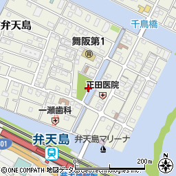 西野島浦公園周辺の地図
