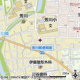 静岡県浜松市中央区芳川町160周辺の地図