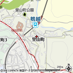 兵庫県神戸市兵庫区里山町647-9周辺の地図