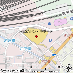 静岡県浜松市中央区東若林町11周辺の地図