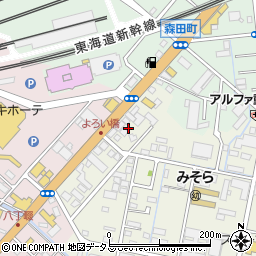 静岡県浜松市中央区神田町390周辺の地図