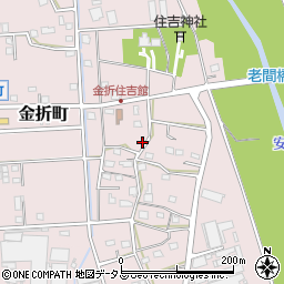 静岡県浜松市中央区金折町953周辺の地図