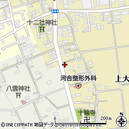 静岡県磐田市上大之郷487周辺の地図