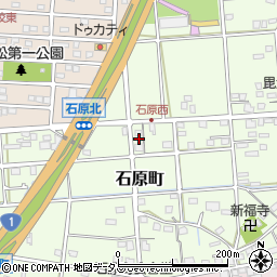 静岡県浜松市中央区石原町406周辺の地図