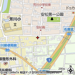 静岡県浜松市中央区芳川町228周辺の地図