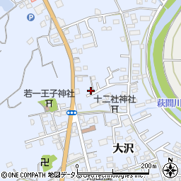静岡県牧之原市大沢34-1周辺の地図