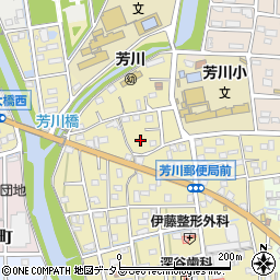 静岡県浜松市中央区芳川町180周辺の地図