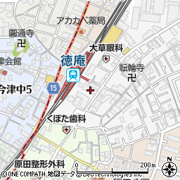 ライフデリ東大阪店周辺の地図