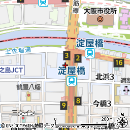 大阪府大阪市中央区北浜周辺の地図
