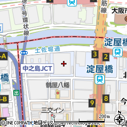 株式会社住友石炭鉱業　大阪支店周辺の地図