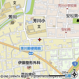 静岡県浜松市中央区芳川町278周辺の地図