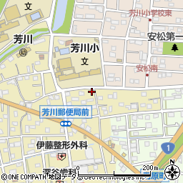 静岡県浜松市中央区芳川町277周辺の地図
