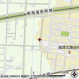 静岡県浜松市中央区高塚町2072周辺の地図