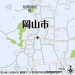 岡山県岡山市北区富原1009周辺の地図
