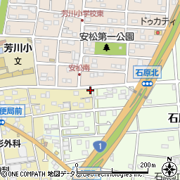 静岡県浜松市中央区芳川町235周辺の地図
