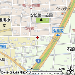 静岡県浜松市中央区石原町624周辺の地図