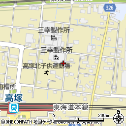 静岡県浜松市中央区高塚町751周辺の地図