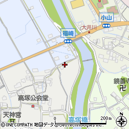 岡山県岡山市北区高塚4周辺の地図