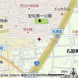 静岡県浜松市中央区石原町621周辺の地図