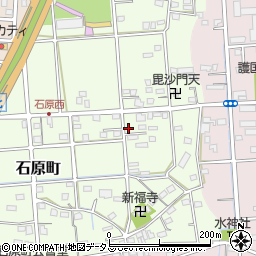 静岡県浜松市中央区石原町155周辺の地図
