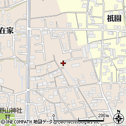 岡山県岡山市中区今在家周辺の地図