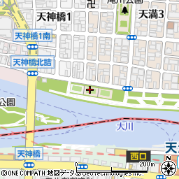 大阪府大阪市北区天満4丁目3周辺の地図