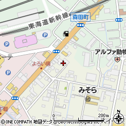 静岡県浜松市中央区神田町396周辺の地図