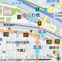 むさし証券株式会社　大阪支店周辺の地図