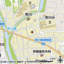 静岡県浜松市中央区芳川町173周辺の地図
