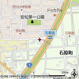 静岡県浜松市中央区石原町616周辺の地図