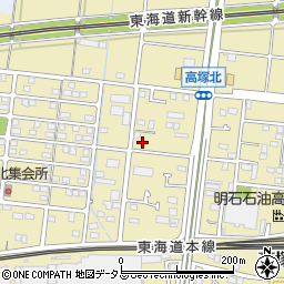 静岡県浜松市中央区高塚町1312-1周辺の地図