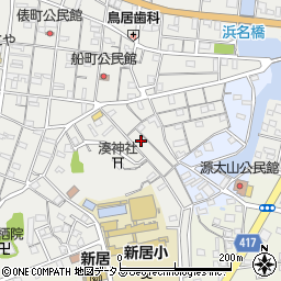 静岡県湖西市新居町新居829周辺の地図