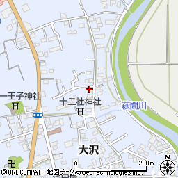 静岡県牧之原市大沢49-13周辺の地図