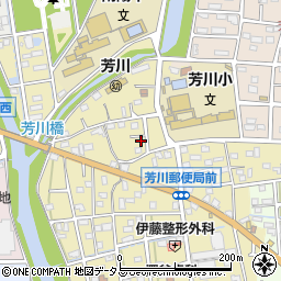 静岡県浜松市中央区芳川町174周辺の地図