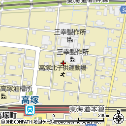 静岡県浜松市中央区高塚町747周辺の地図